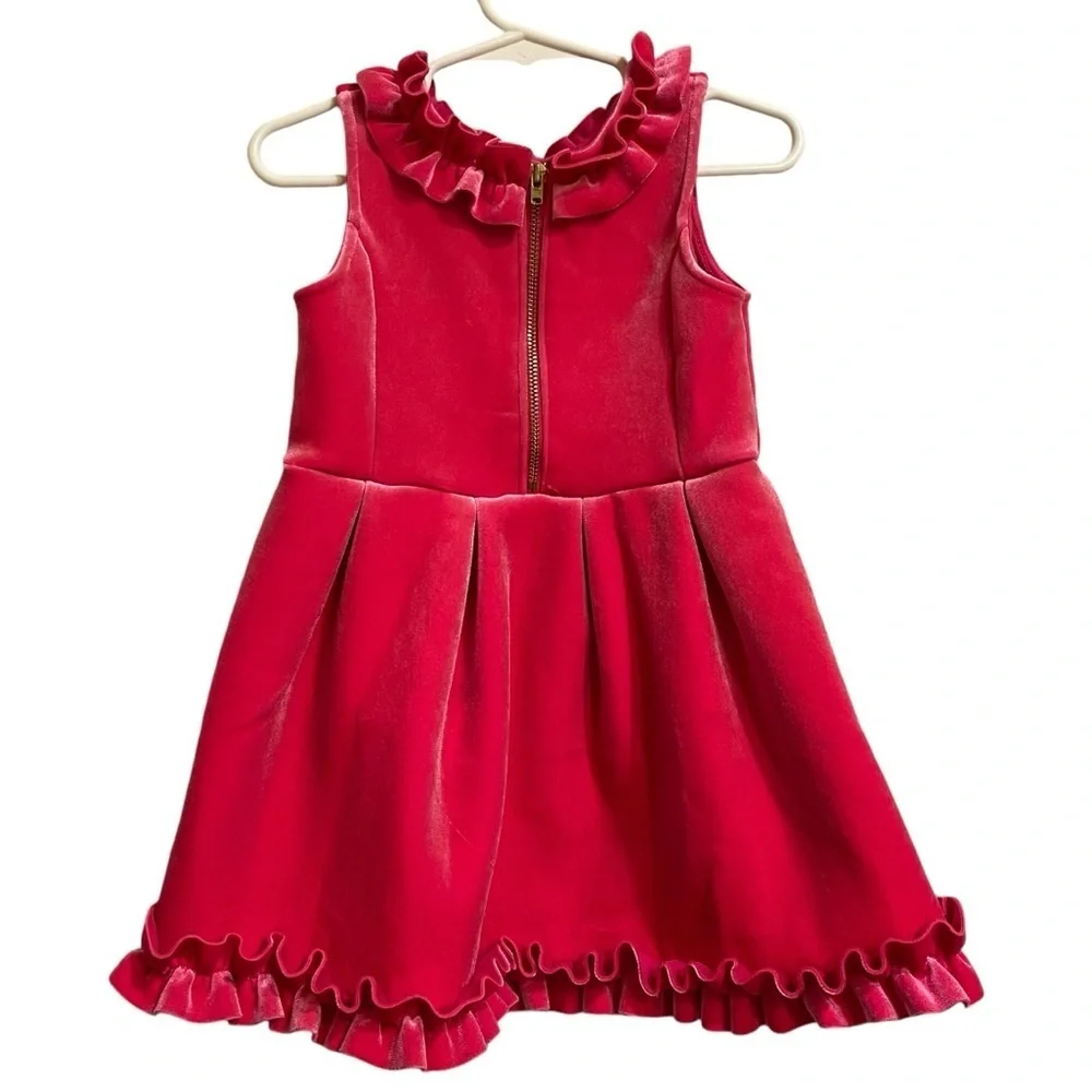 Genuine Kids From OshKosh Toddler Girls Scuba A-Line Dress Pink 3T